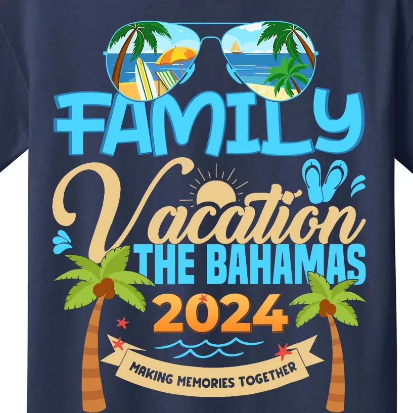 Family Cruise The Bahamas 2024 Summer Matching Vacation 2024 Kids T-Shirt