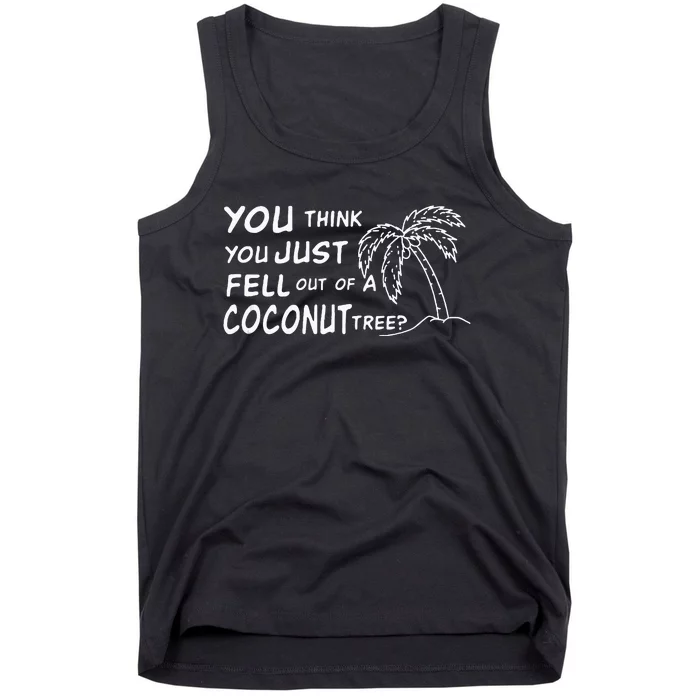 Funny Coconut Tree Kamala Harris Political Humor Tank Top