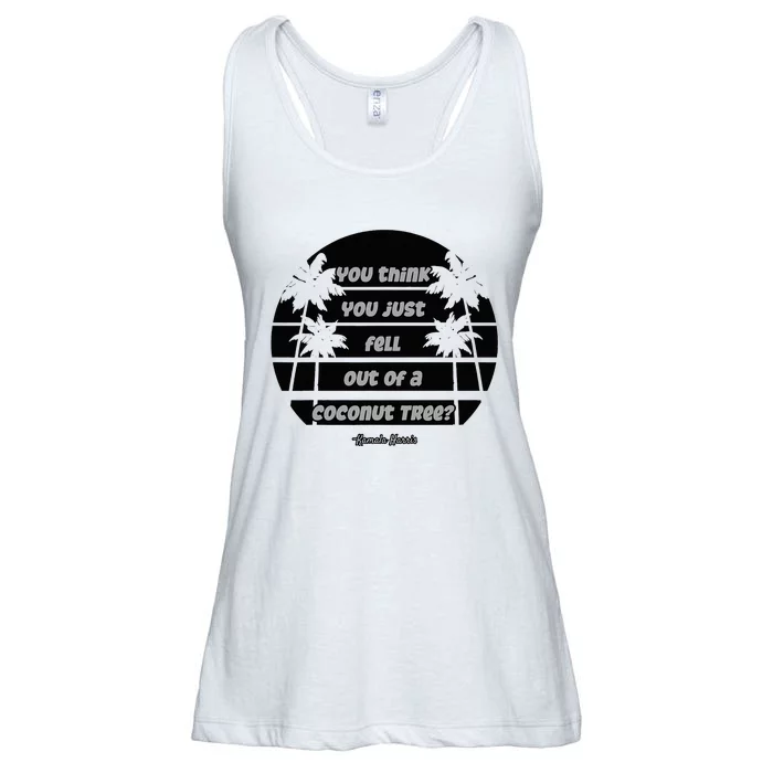 Funny Coconut Tree Kamala Harris Political Humor Ladies Essential Flowy Tank