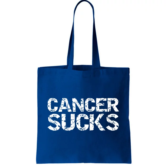 Funny Cancer Treatt Patient Gift Encouraging Cancer Sucks Cute Gift Tote Bag