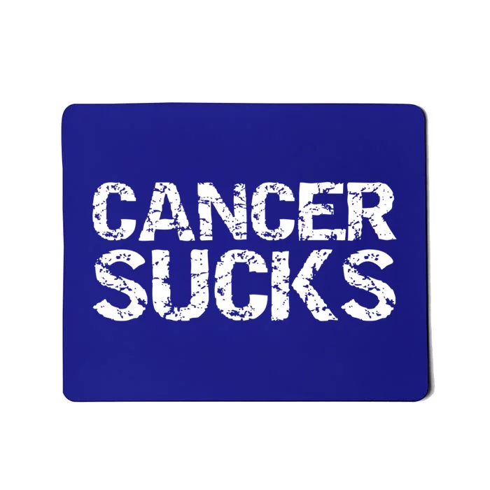 Funny Cancer Treatt Patient Gift Encouraging Cancer Sucks Cute Gift Mousepad