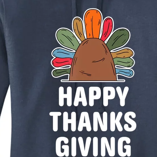 Funny Cute Thankful Happy Thanksgiving Autumn Fall Women's Pullover Hoodie