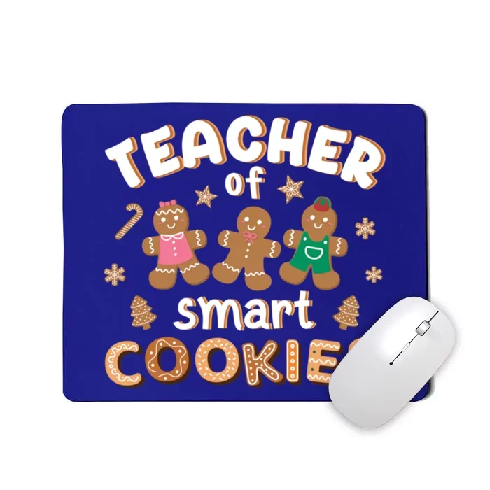 Funny Christmas Teacher Of Smart Cookies Students Xmas Gift Mousepad