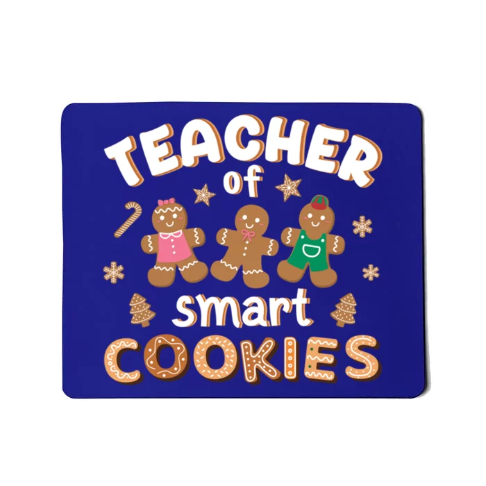 Funny Christmas Teacher Of Smart Cookies Students Xmas Gift Mousepad