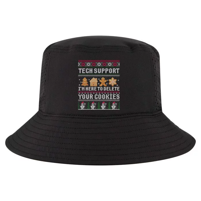 Funny Christmas Tech Support Computer Programmer Xmas Cool Comfort Performance Bucket Hat