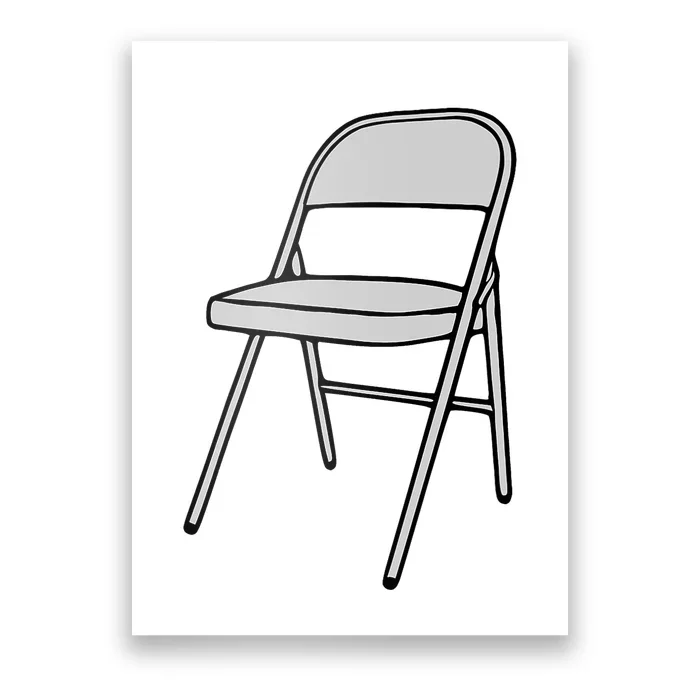 Folding Chair Trending Meme Poster