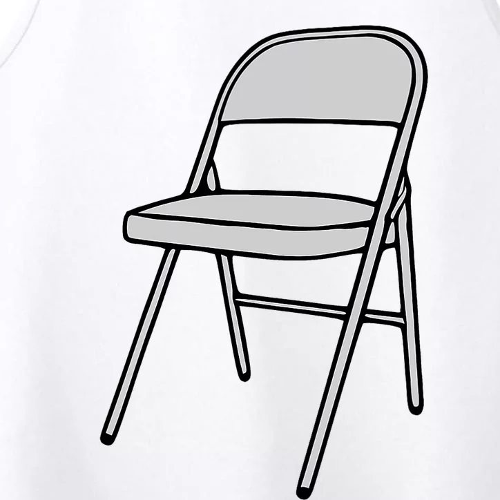 Folding Chair Trending Meme Performance Tank