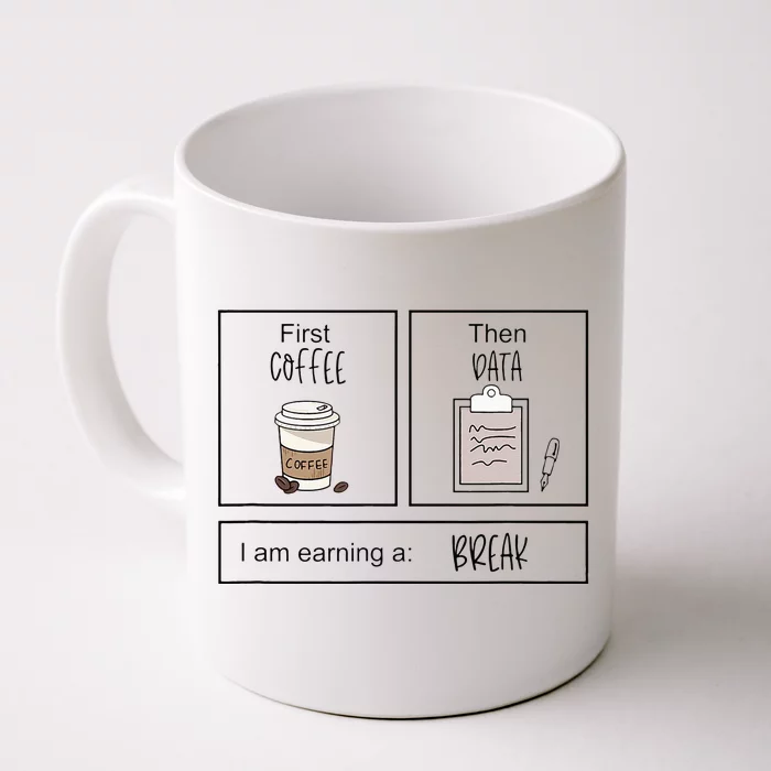 First Coffee Then IEP Teacher SPED Teacher Coffee Lover Gift Front & Back Coffee Mug