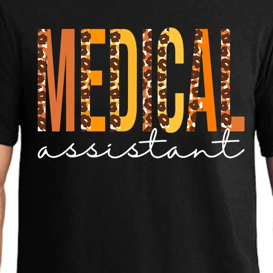 Funny Cute Thanksgiving Medical Assistant Fall Autumn Lovers Pajama Set