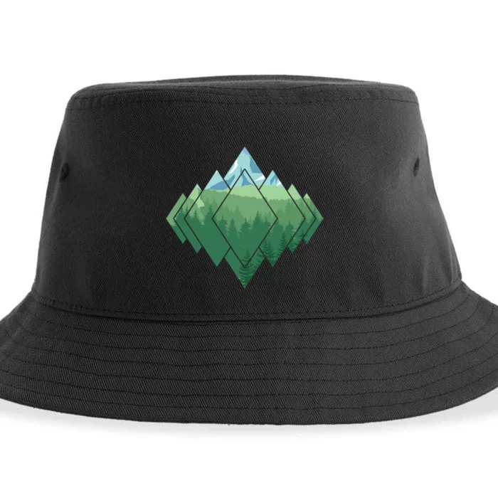 Family Camping Trip Sustainable Bucket Hat