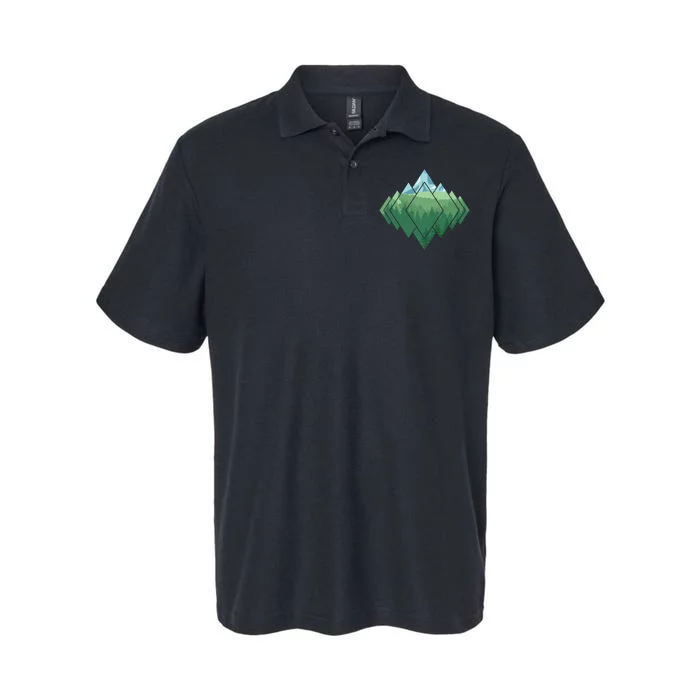 Family Camping Trip Softstyle Adult Sport Polo