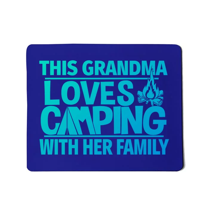 Family Camping Trip Funny Gift This Grandma Loves Camping Mousepad