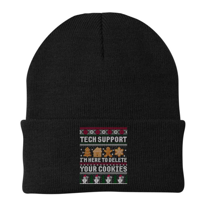 Funny Christmas Tech Support Computer Programmer Gift Knit Cap Winter Beanie