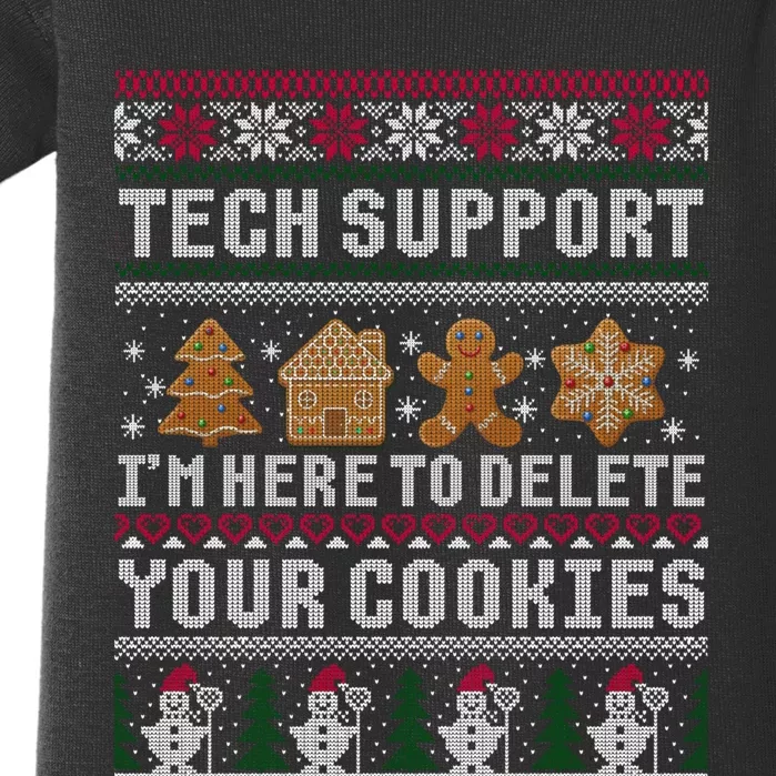 Funny Christmas Tech Support Computer Programmer Gift Baby Bodysuit