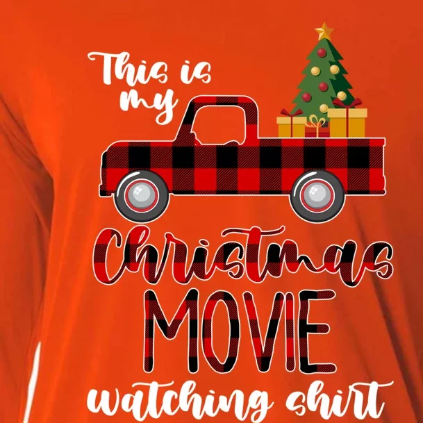 Funny Christmas This Is My Christmas Movie Watching Cute Gift Cooling Performance Long Sleeve Crew