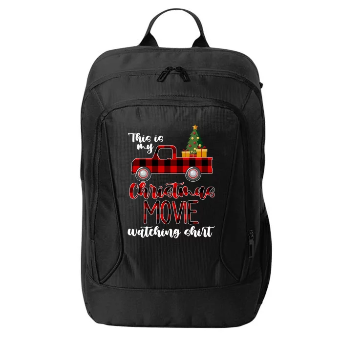 Funny Christmas This Is My Christmas Movie Watching Cute Gift City Backpack