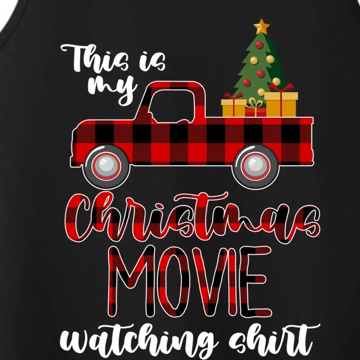 Funny Christmas This Is My Christmas Movie Watching Cute Gift Performance Tank