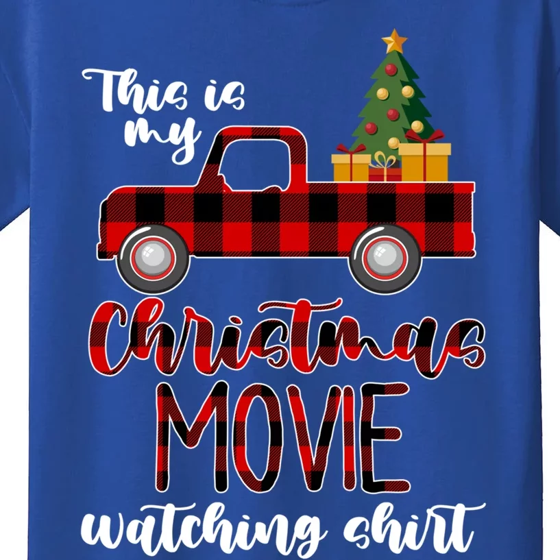 Funny Christmas This Is My Christmas Movie Watching Cute Gift Kids T-Shirt