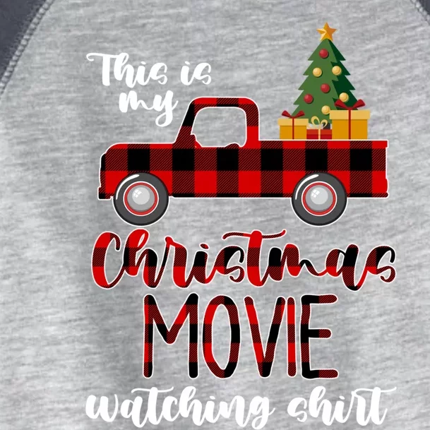 Funny Christmas This Is My Christmas Movie Watching Cute Gift Toddler Fine Jersey T-Shirt