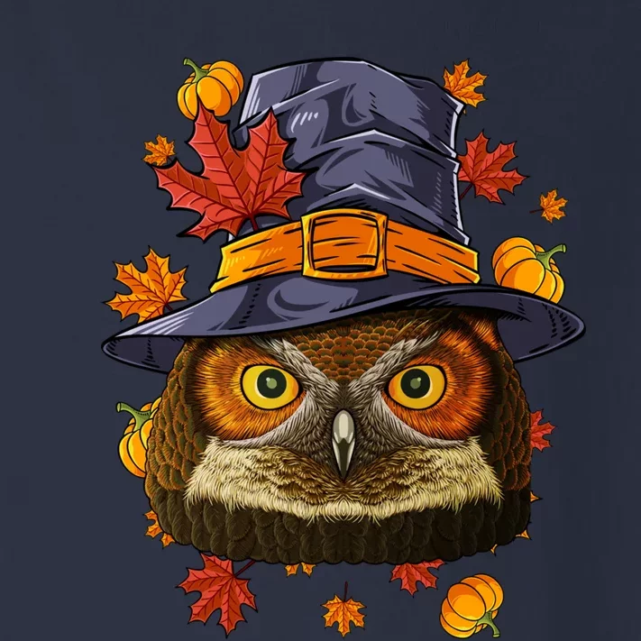 Funny Cute Thanksgiving Owl Pilgrim Costume Fall Autumn Gift Toddler Long Sleeve Shirt