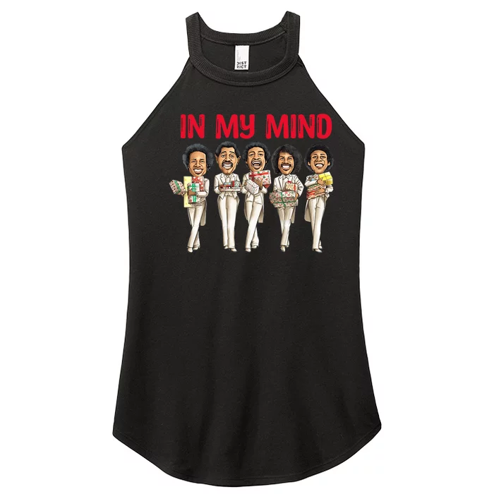 Funny Christmas Temptations_ In My Mind Silent Night Women’s Perfect Tri Rocker Tank