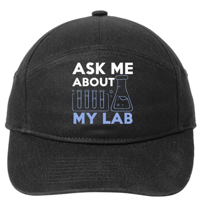 Funny Chemistry Teacher Laboratory Science Student Chemist 7-Panel Snapback Hat