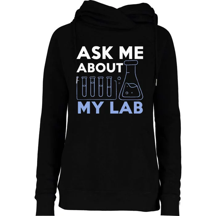 Funny Chemistry Teacher Laboratory Science Student Chemist Womens Funnel Neck Pullover Hood