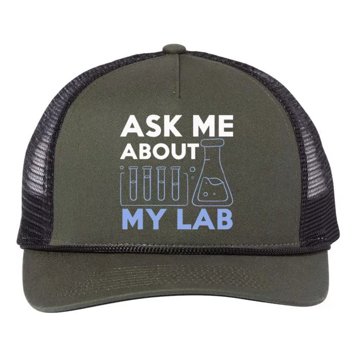 Funny Chemistry Teacher Laboratory Science Student Chemist Retro Rope Trucker Hat Cap