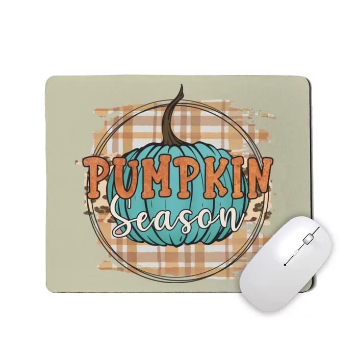 Funny Cute The Season Pumpkin Spice Fall Autumn Halloween Thanksgiving Mousepad