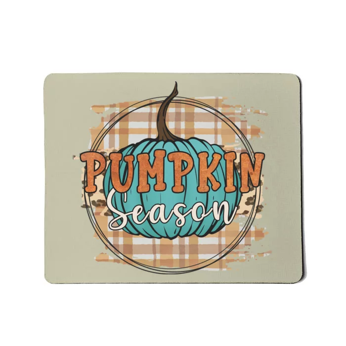 Funny Cute The Season Pumpkin Spice Fall Autumn Halloween Thanksgiving Mousepad