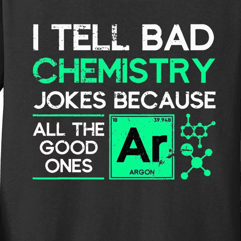 Funny Chemistry Teacher Science Gift Chemistry Kids Long Sleeve Shirt