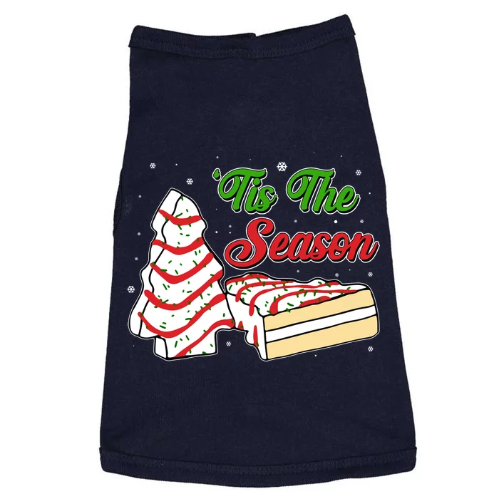 Funny Christmas Tis The Season Tree Cakes Doggie Tank