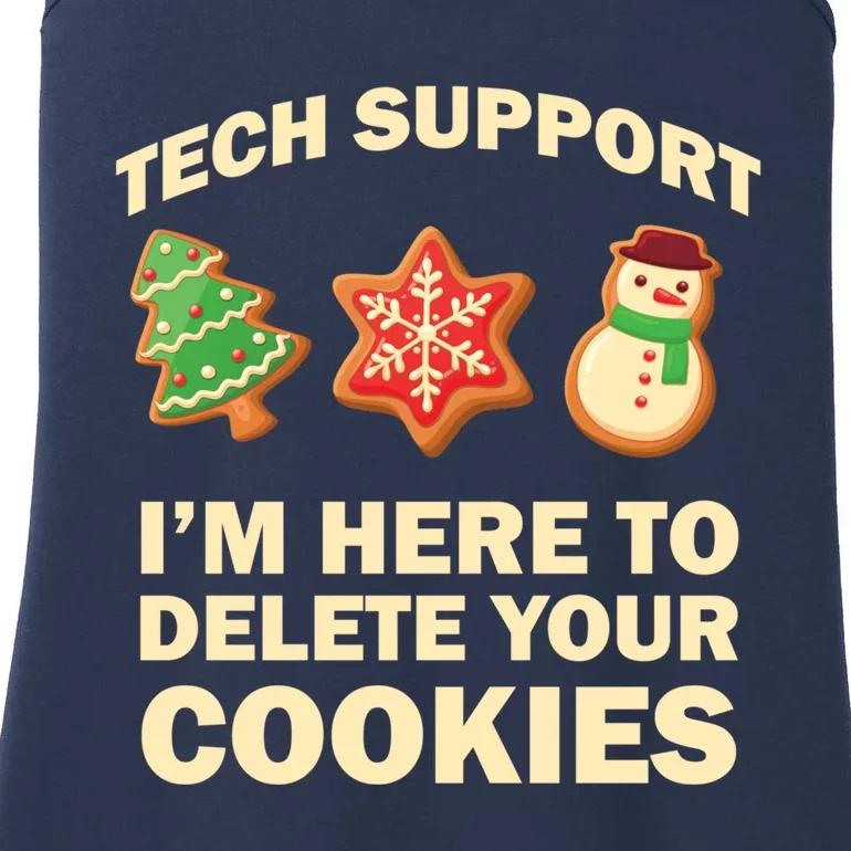 Funny Christmas Tech Support For Computer Programmer Ladies Essential Tank