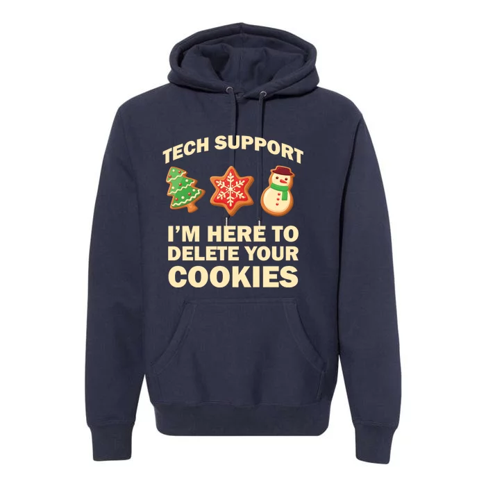 Funny Christmas Tech Support For Computer Programmer Premium Hoodie