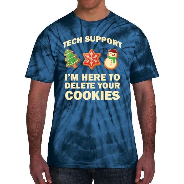 Funny Christmas Tech Support For Computer Programmer Tie-Dye T-Shirt