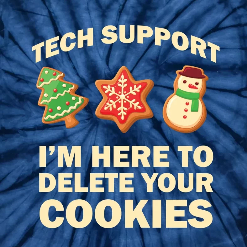 Funny Christmas Tech Support For Computer Programmer Tie-Dye T-Shirt