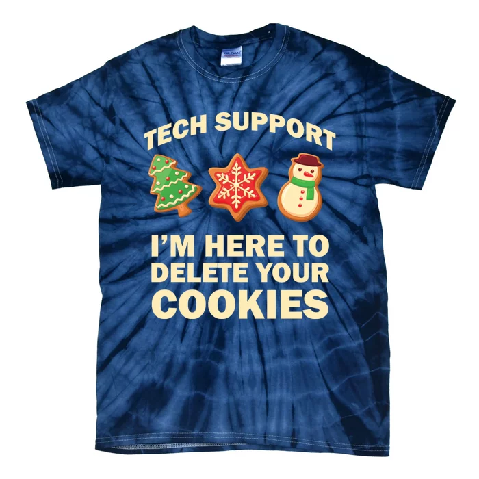 Funny Christmas Tech Support For Computer Programmer Tie-Dye T-Shirt