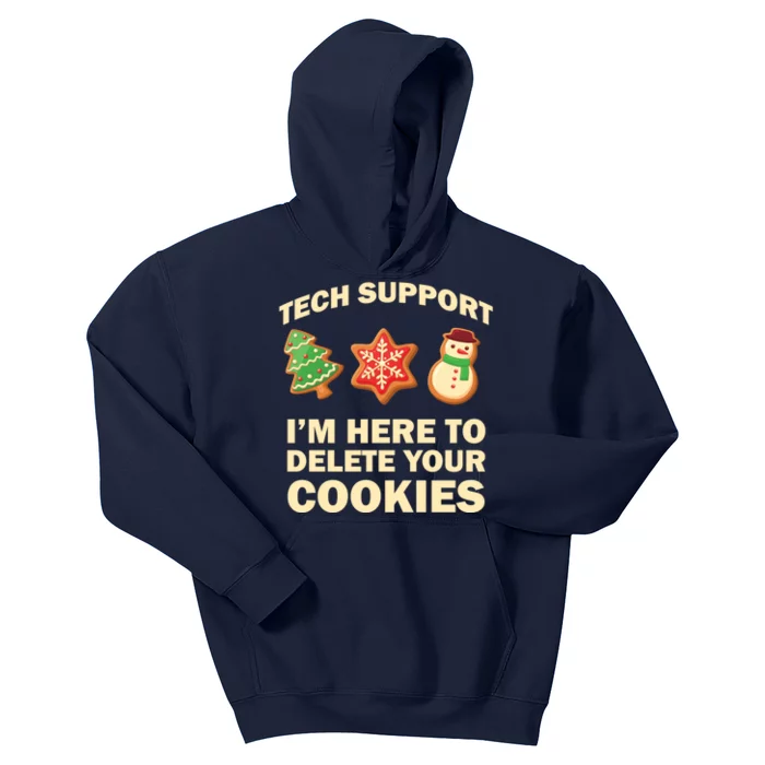 Funny Christmas Tech Support For Computer Programmer Kids Hoodie