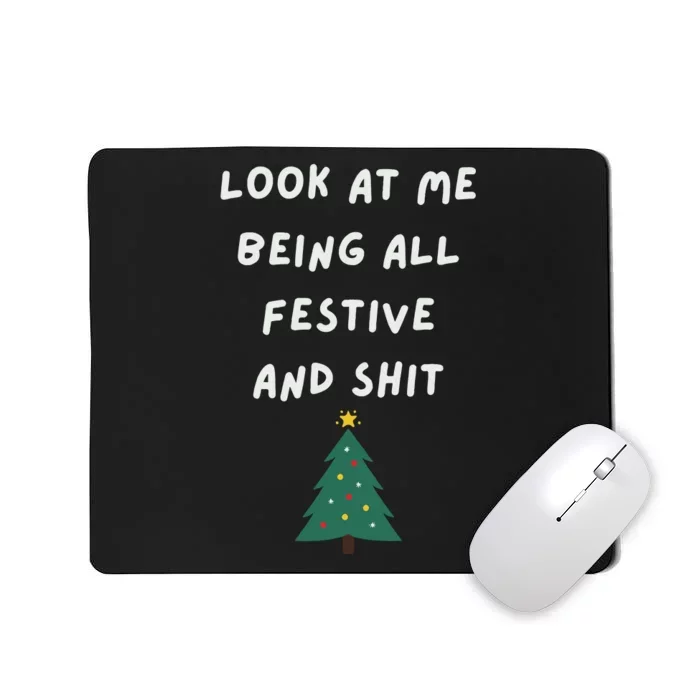 Funny Christmas Tree Mousepad