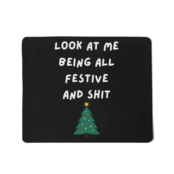 Funny Christmas Tree Mousepad