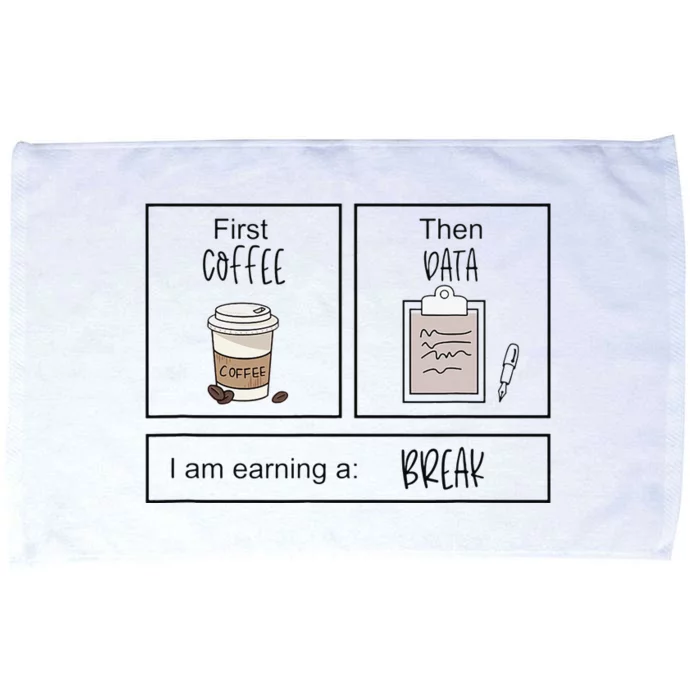 First Coffee Then IEP Teacher SPED Teacher Coffee Lover Gift Microfiber Hand Towel