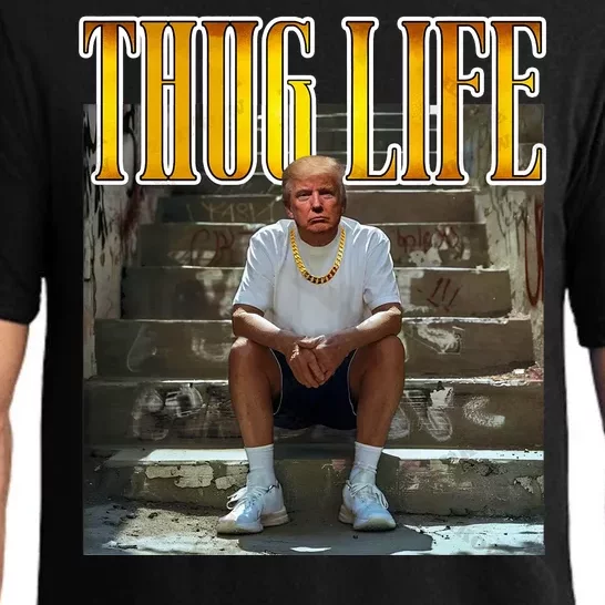 Felon Conviction Trump Rap Thug Life Pajama Set