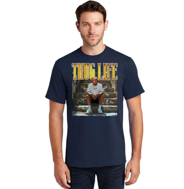 Felon Conviction Trump Rap Thug Life Tall T-Shirt