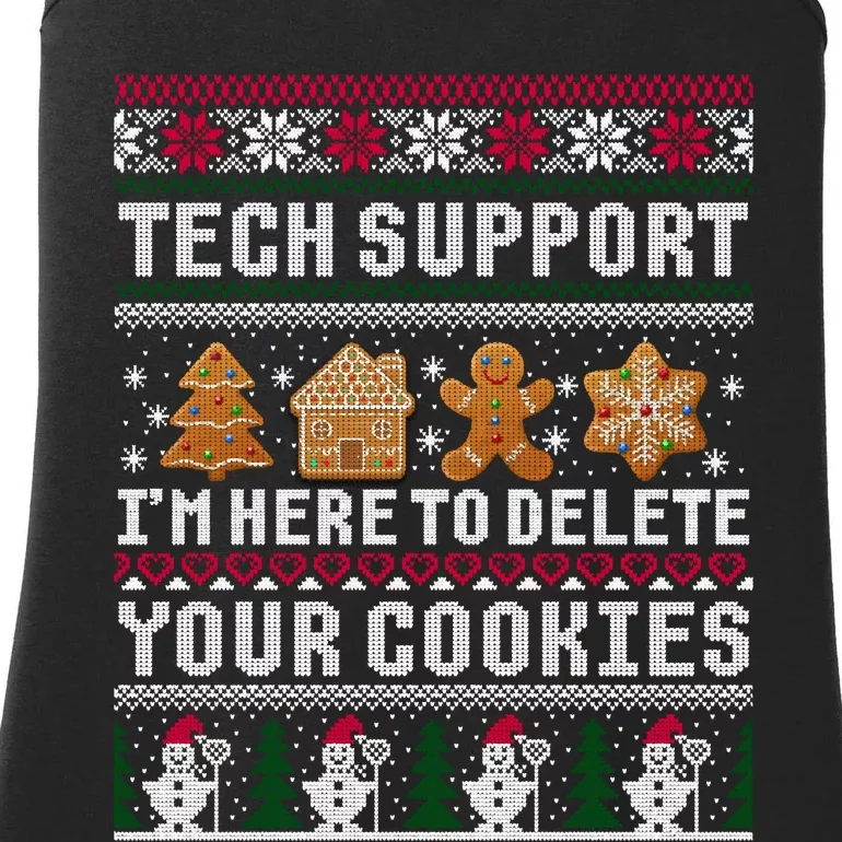 Funny Christmas Tech Support Shirt Computer Programmer Gift Ladies Essential Tank