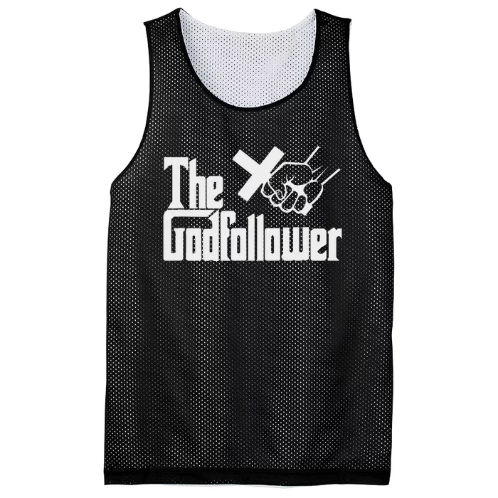 Funny Christian The God follower Mesh Reversible Basketball Jersey Tank