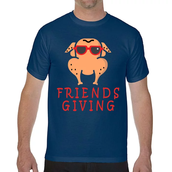 Friendsgiving Cool Thanksgiving Turkey Funny Comfort Colors T-Shirt