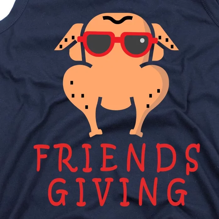 Friendsgiving Cool Thanksgiving Turkey Funny Tank Top