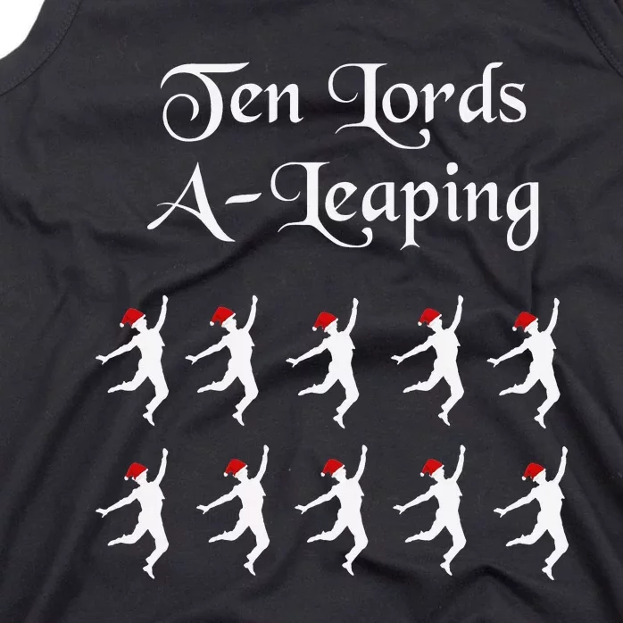 Funny Christmas Tee Shirt Lords A Leaping Tee Tank Top