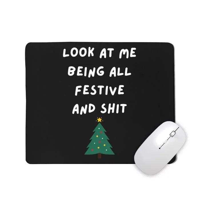 Funny Christmas Tree Gift Mousepad