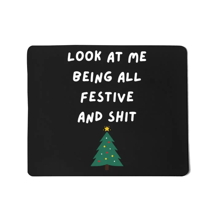 Funny Christmas Tree Gift Mousepad